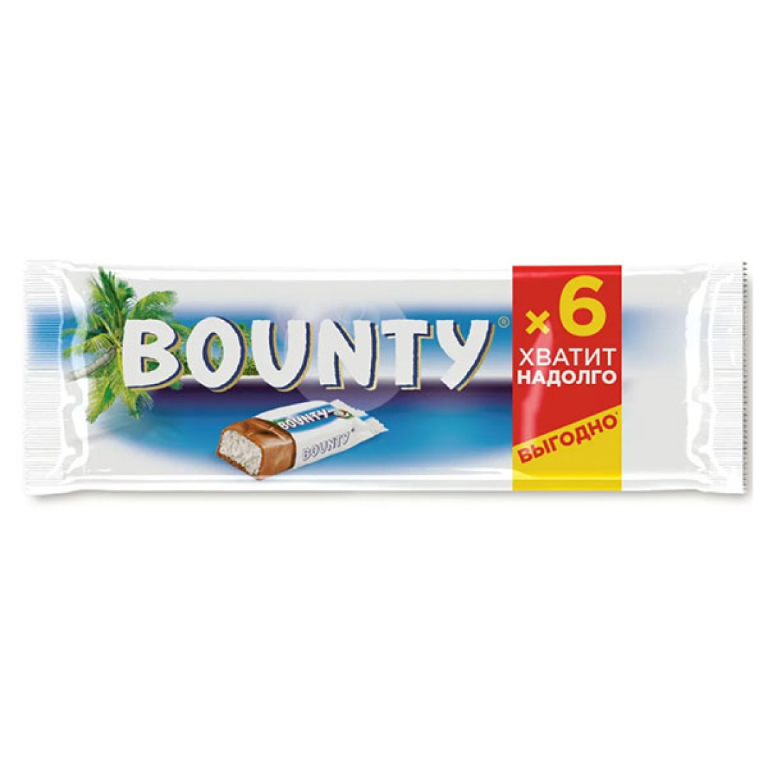 Шоколадные батончики Bounty 165г мультипак